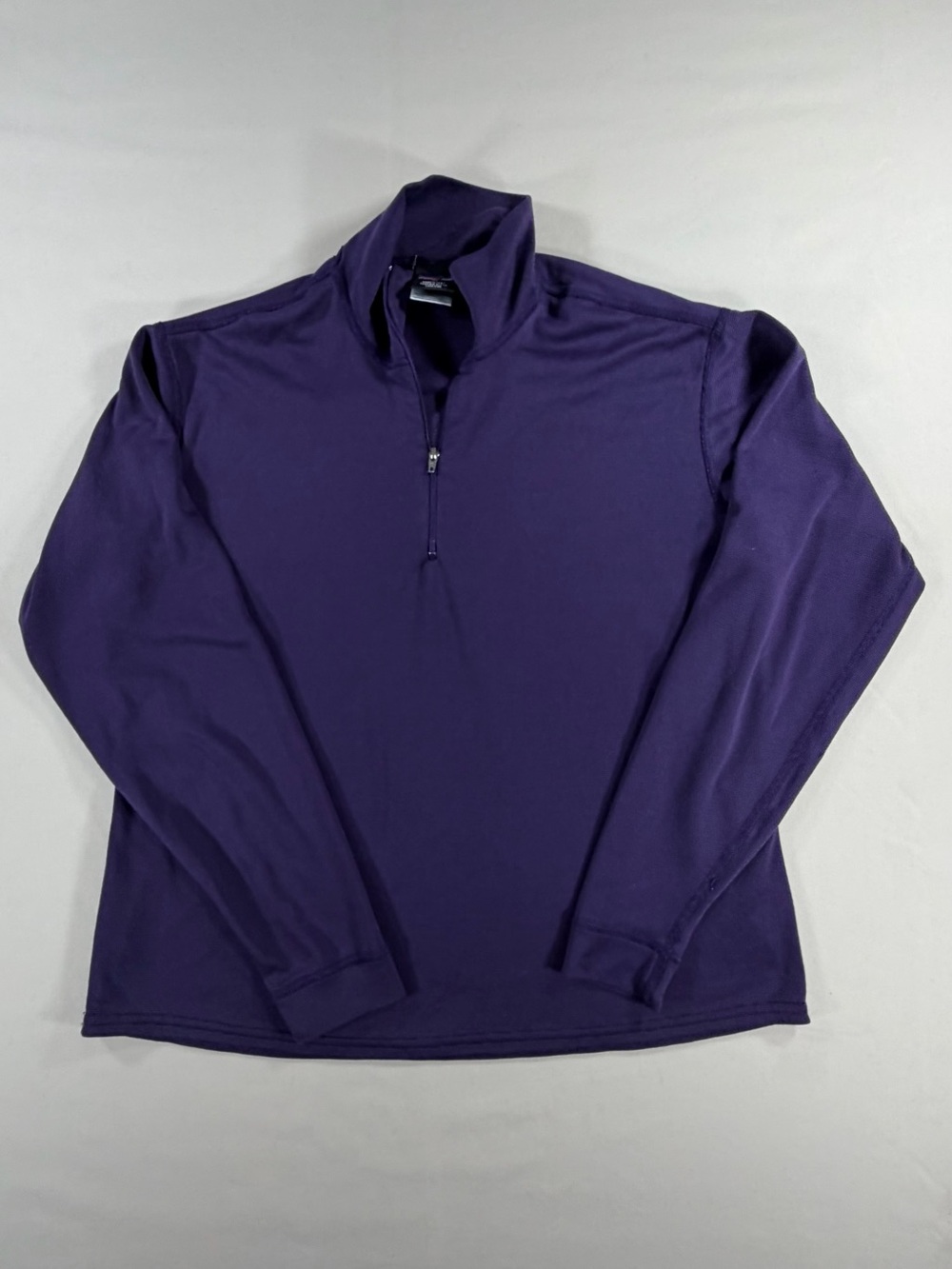 Patagonia Purple Quarter-Zip Long Sleeve Shirt sz M 807